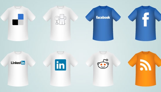 T-Shirt Social Icons