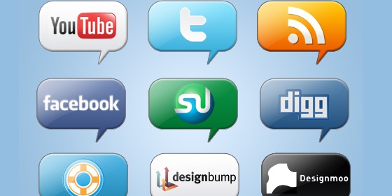 Social Networking and Bookmarking Icons