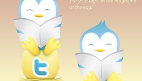 Twitter Reading Bird