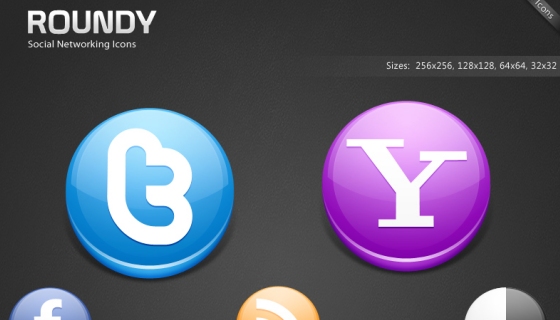 Roundy Social Networking Icons