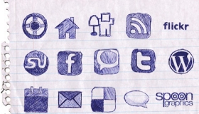 Doodle Icon Set for Bloggers