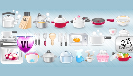 Vector Kitchen Icons