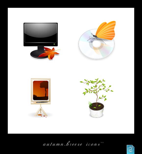 Autumn Breeze Icons by Da-flow