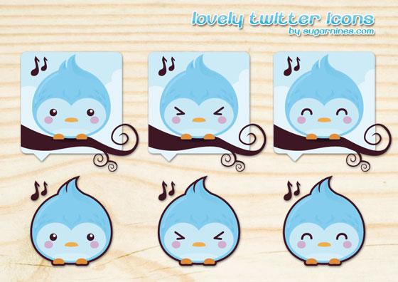 Lovely Twitter Icons by Catmy