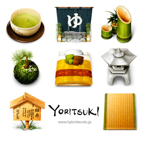 Yoritsuki Icons by HYBRIDWORKS