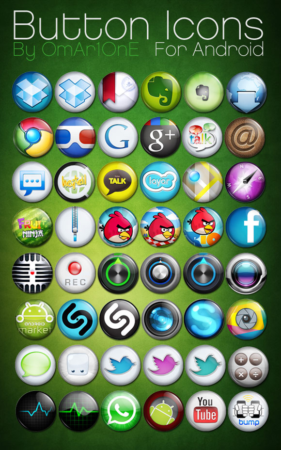 Button Icons by Omar1one