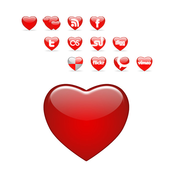 Heart Icon Psd