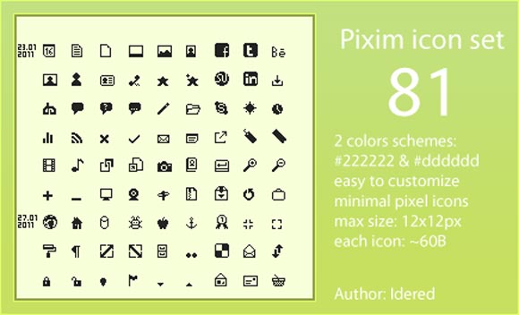 Pixim Icon Set by Idered