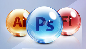 Adobe CS5 Glass Dock Icons