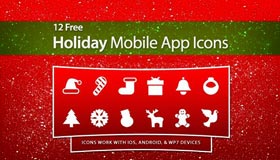 Free Holiday Mobile App Icons