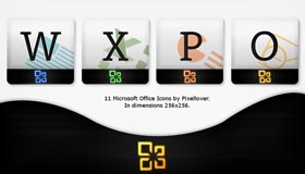 Microsoft Office 2010 Icons by Pixellover