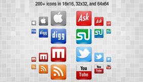 “SocialShift” Icon Set