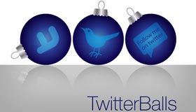Free Twitter Balls Holiday Icons