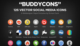 Vector Social Media Icons by Ormanclark
